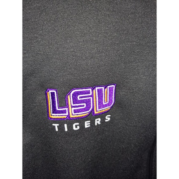 Russell Fusion Knit‎ Louisiana State University LSU  Tigers Black Jacket Size M - Picture 2 of 7